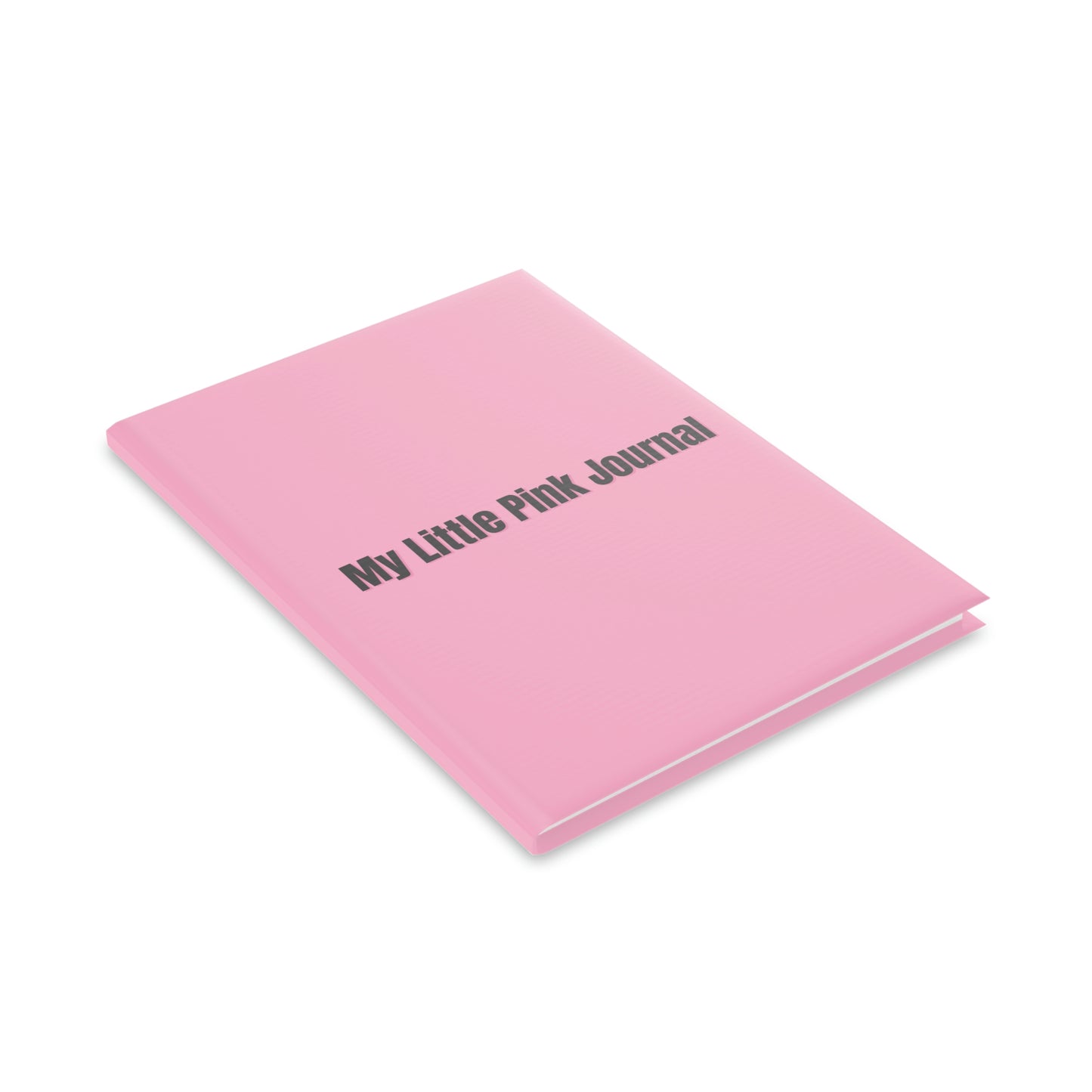 My Little Pink Journal Puffy Hardcover Notebook