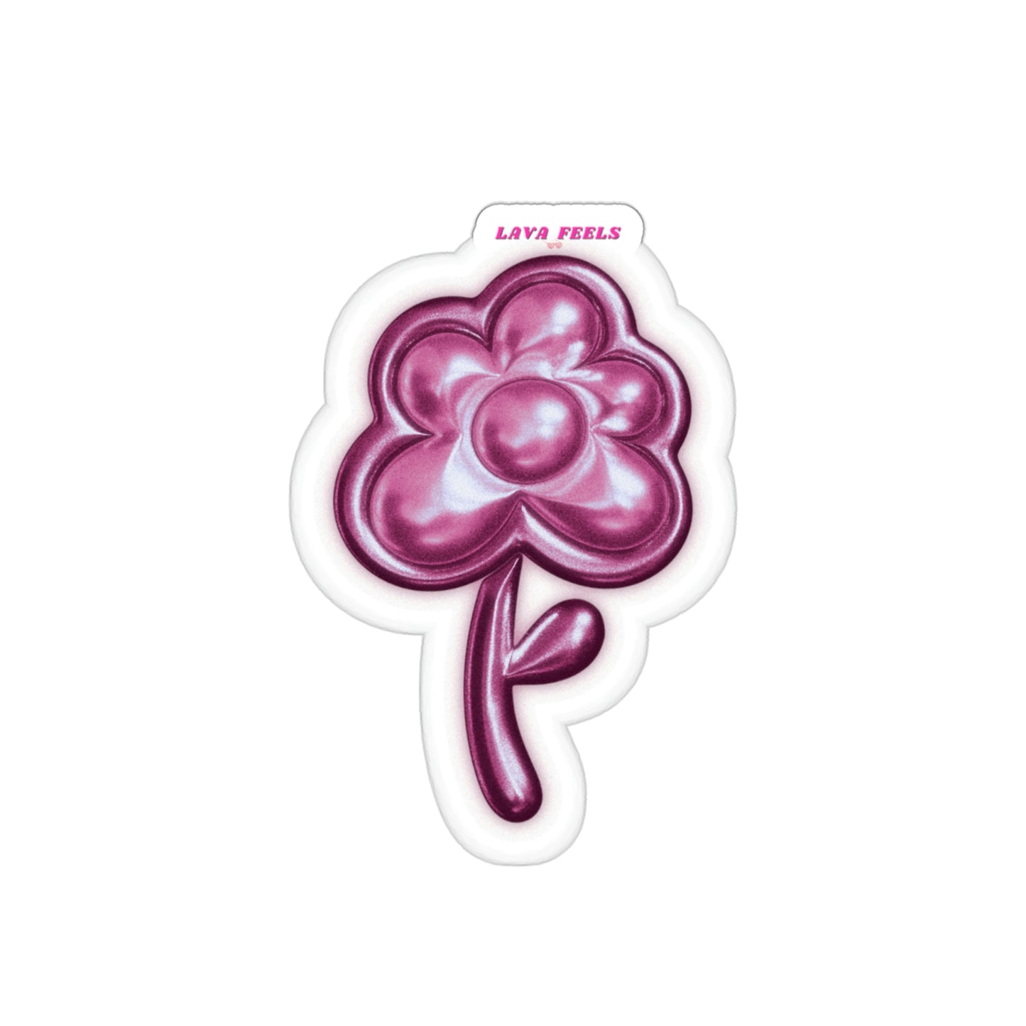 Puffy Flower Sticker