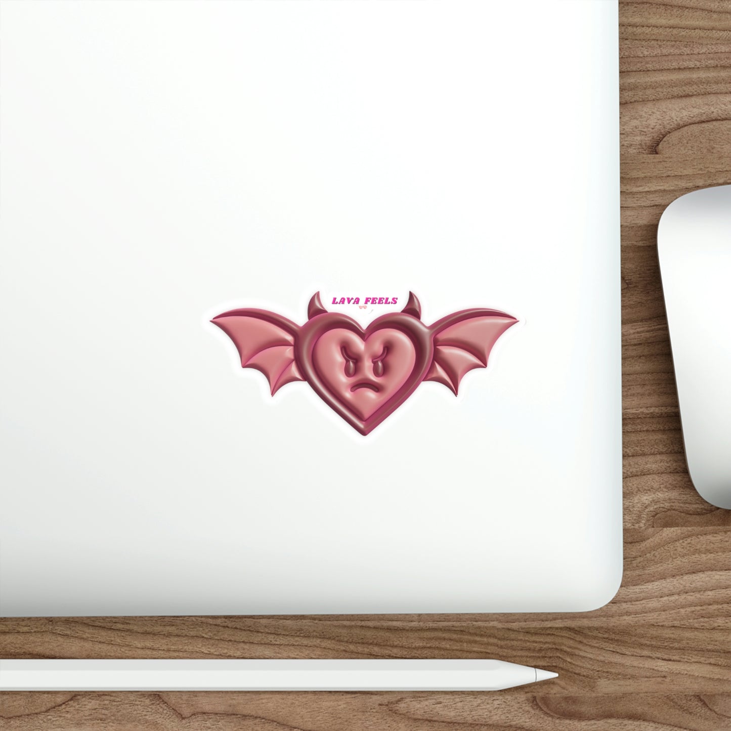 Cute Angry Bat Sticker