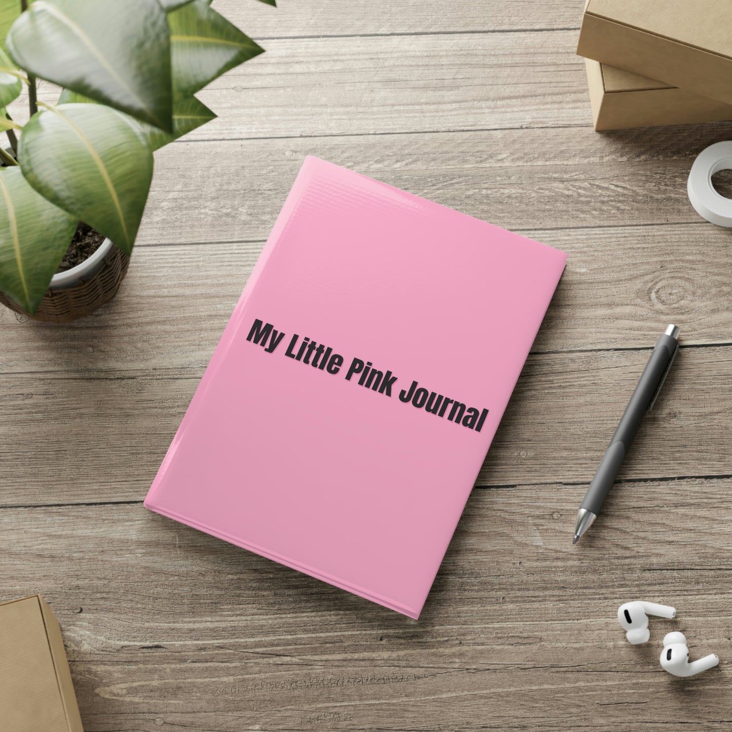 My Little Pink Journal Puffy Hardcover Notebook