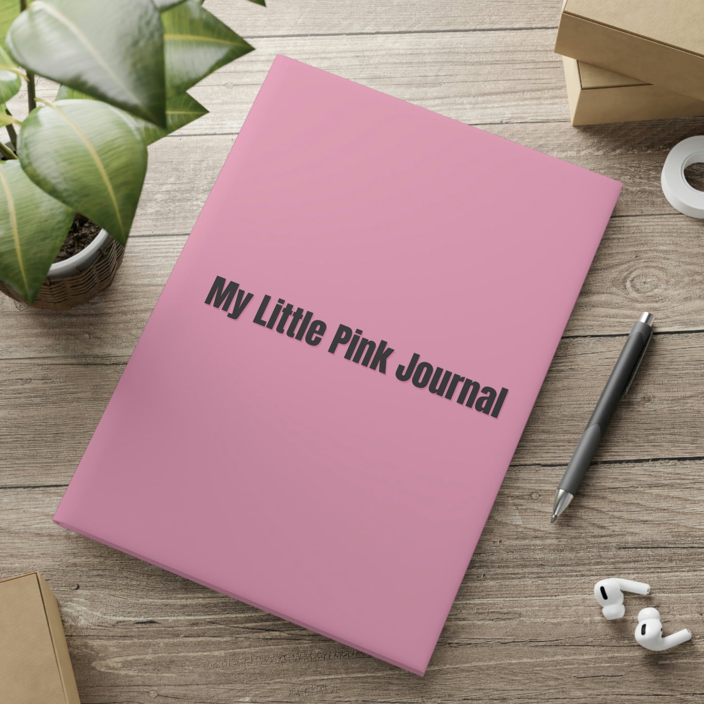 My Little Pink Journal Puffy Hardcover Notebook