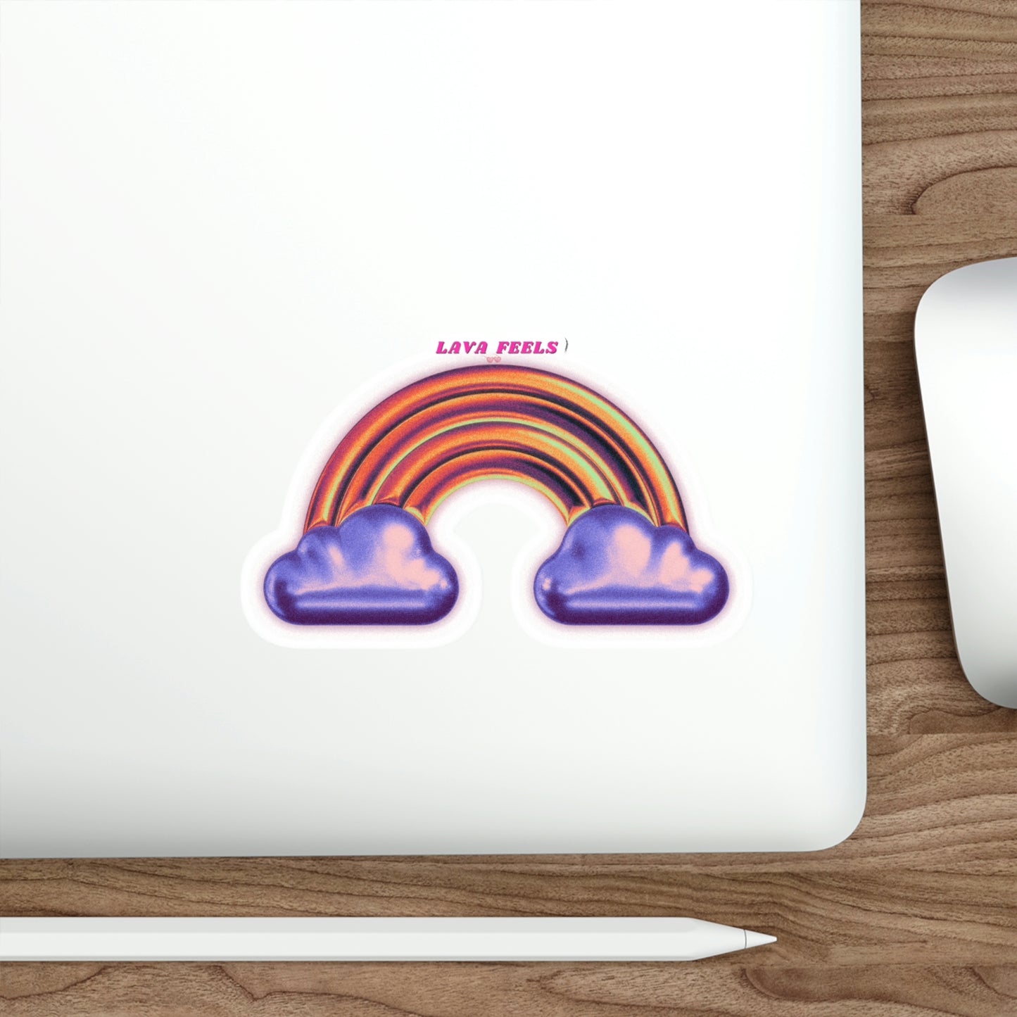 Chrome Rainbow Sticker