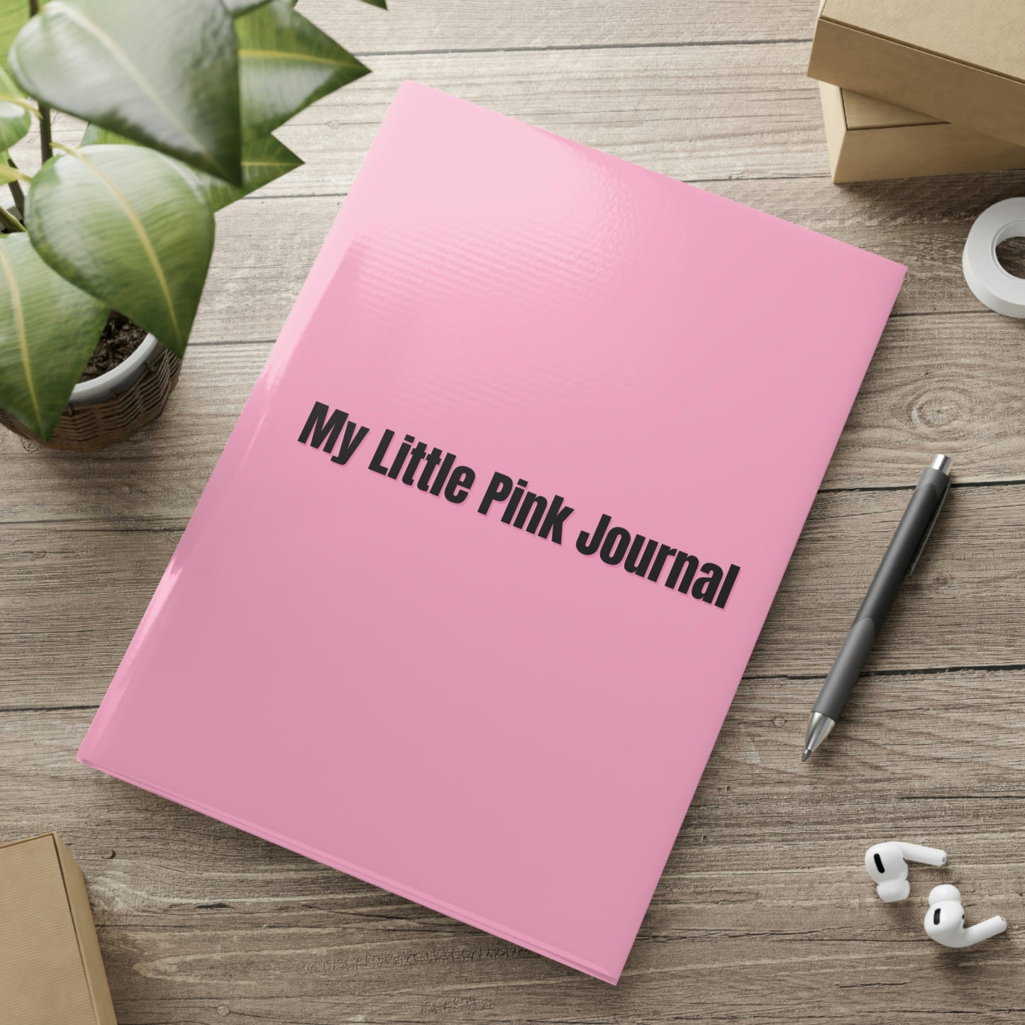 My Little Pink Journal Puffy Hardcover Notebook