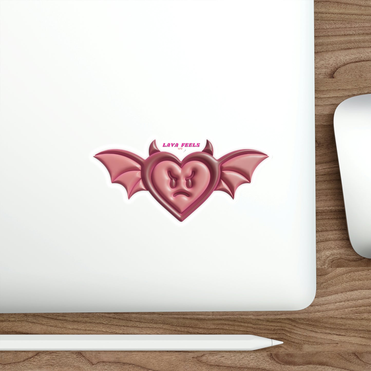 Cute Angry Bat Sticker