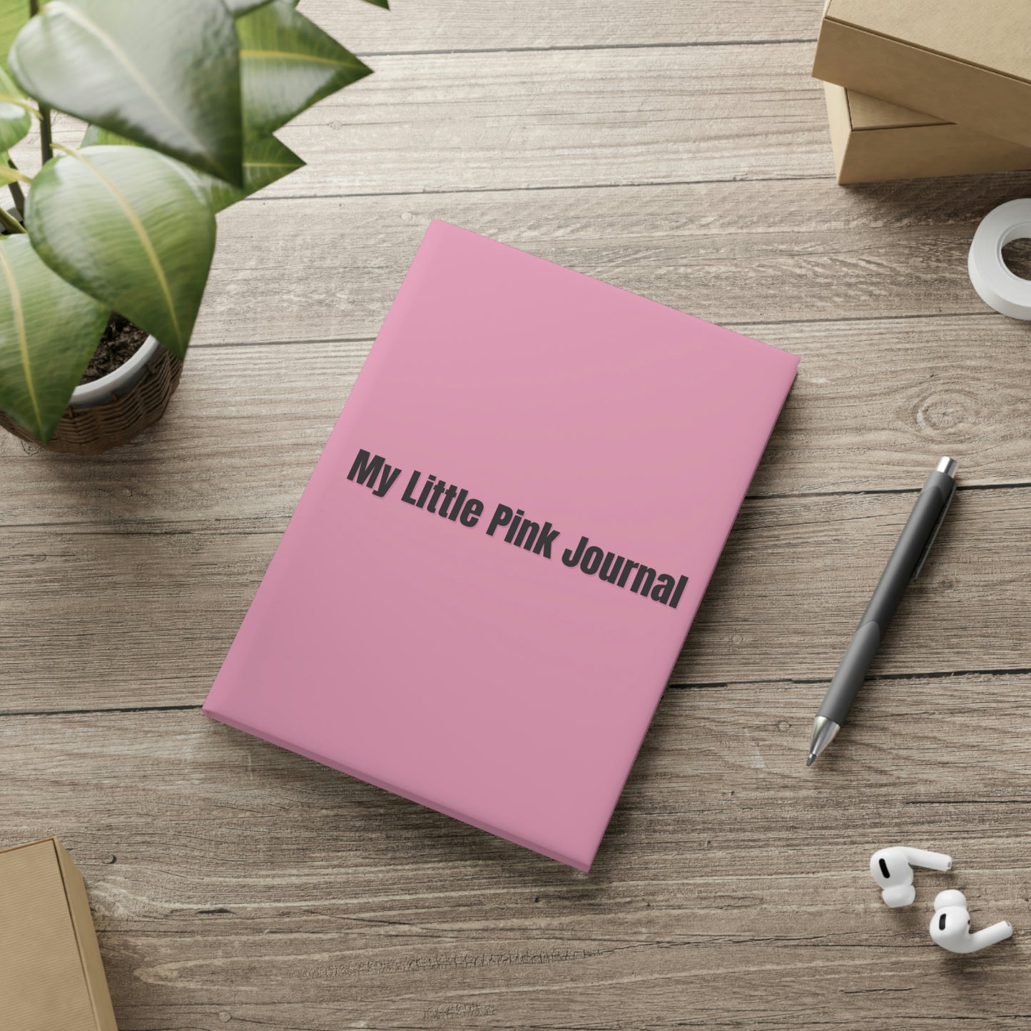 My Little Pink Journal Puffy Hardcover Notebook