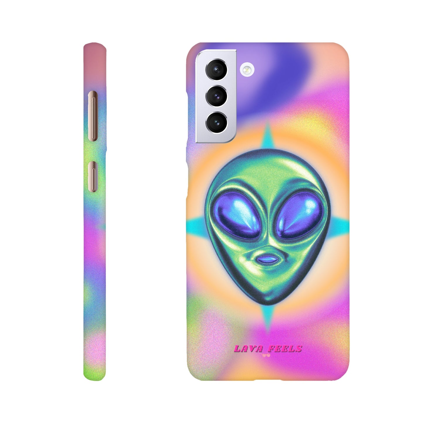 Lava Feels Alien Abduction Slim Phone Case