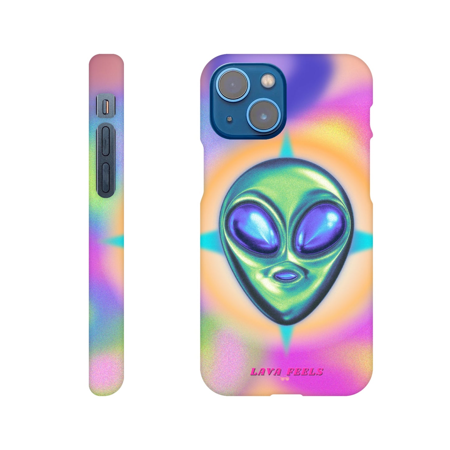 Lava Feels Alien Abduction Slim Phone Case