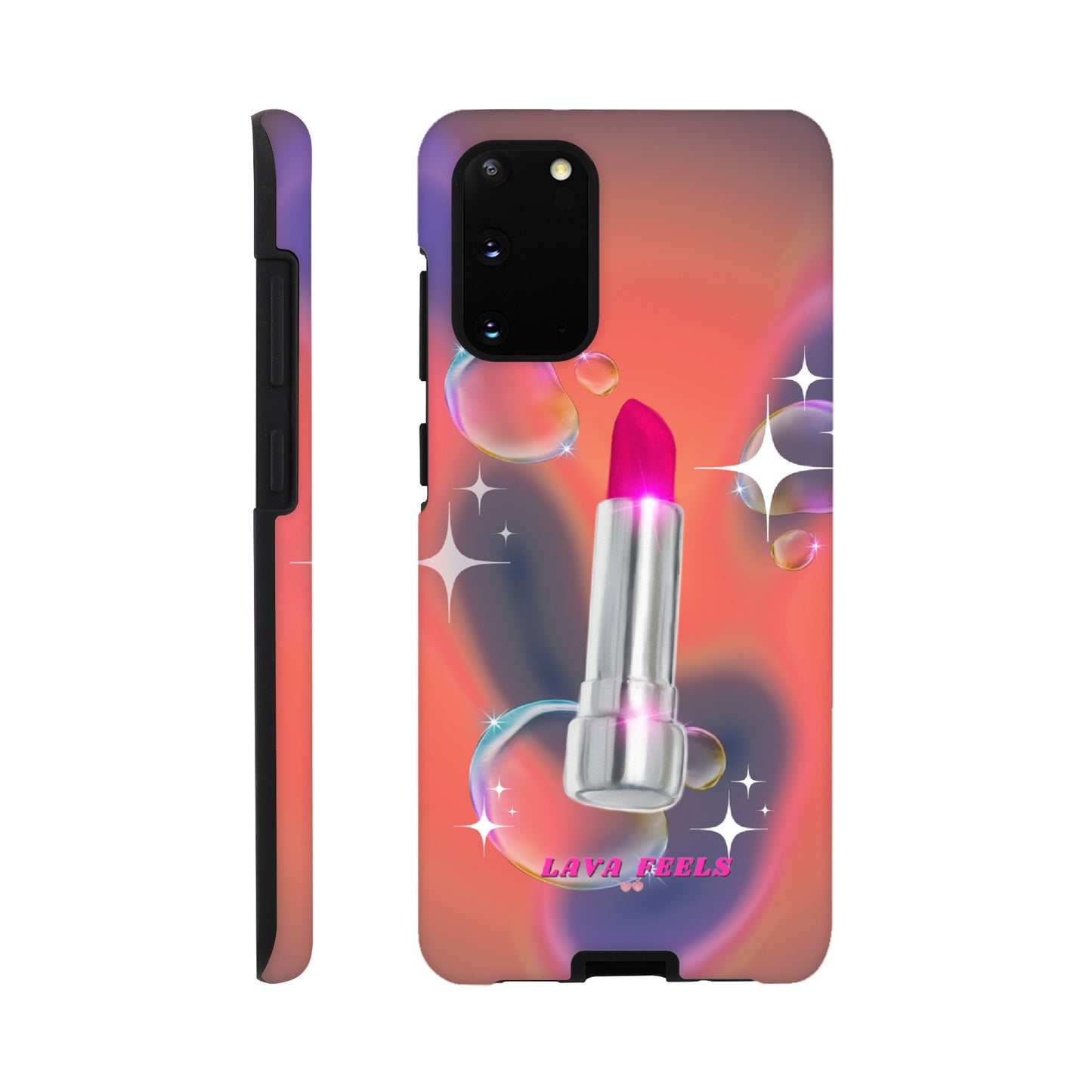 Lava Feels Lipstick Baddie Tough Phone Case