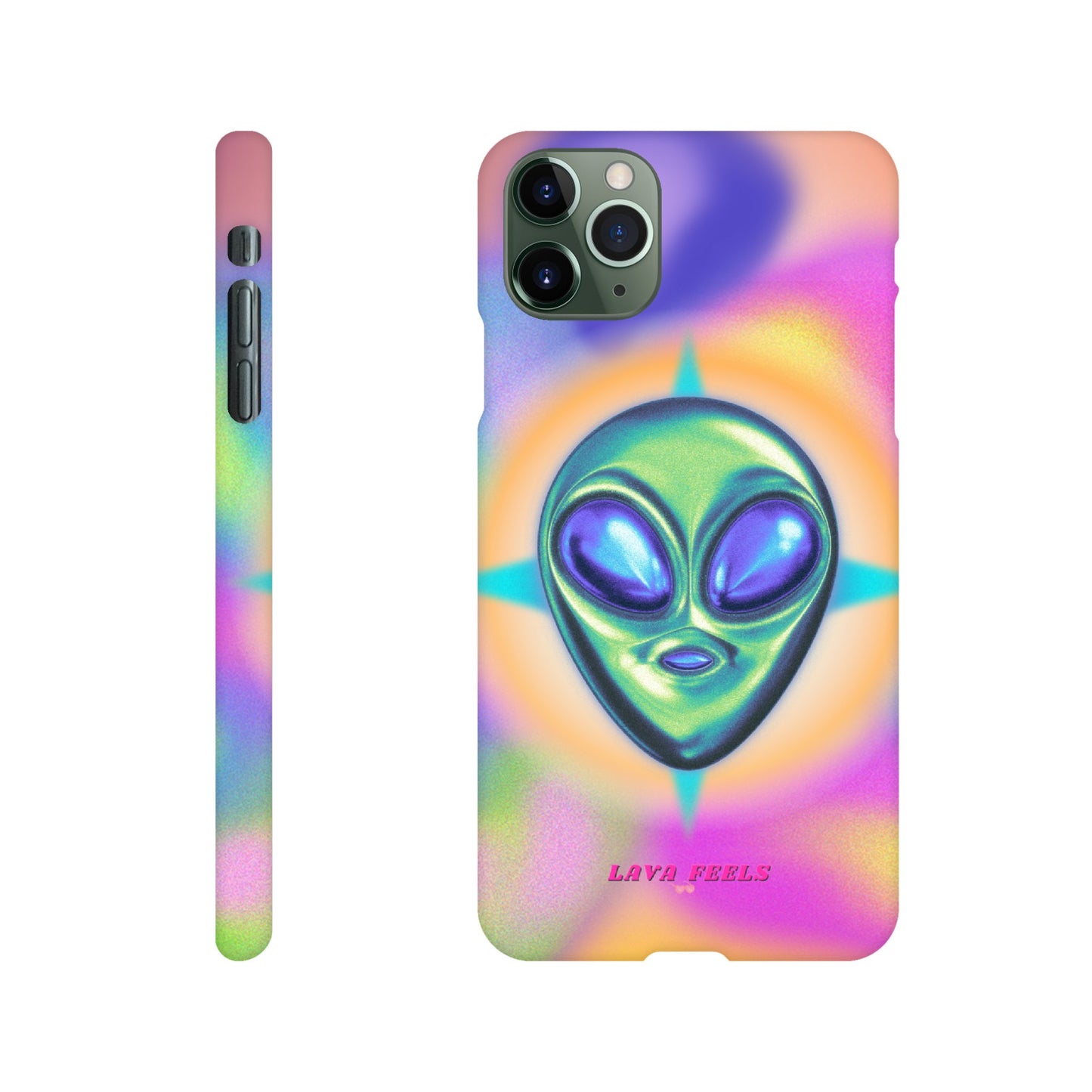 Lava Feels Alien Abduction Slim Phone Case