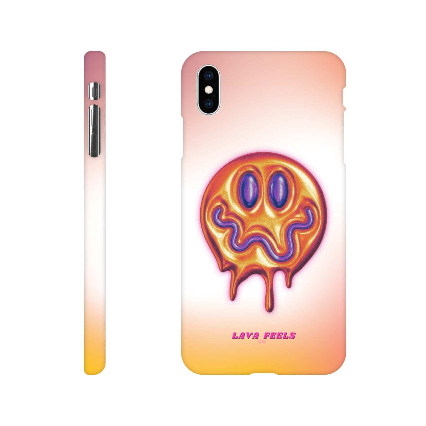 Lava Feels Melted Smiley Slim Phone Case