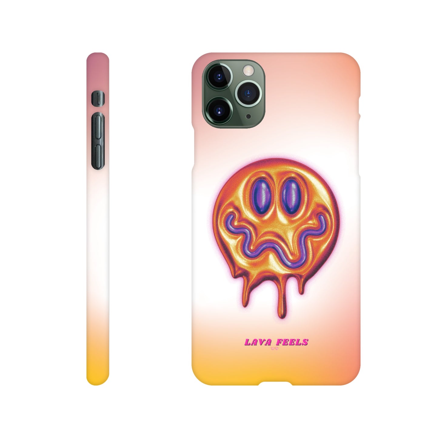 Lava Feels Melted Smiley Slim Phone Case