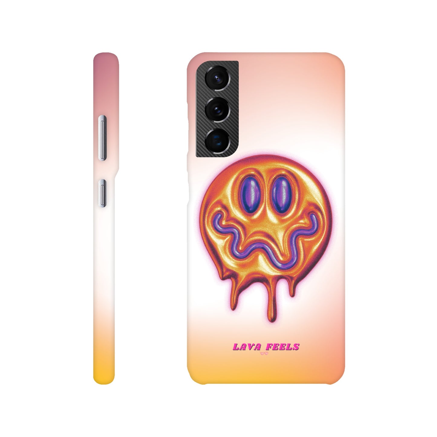 Lava Feels Melted Smiley Slim Phone Case