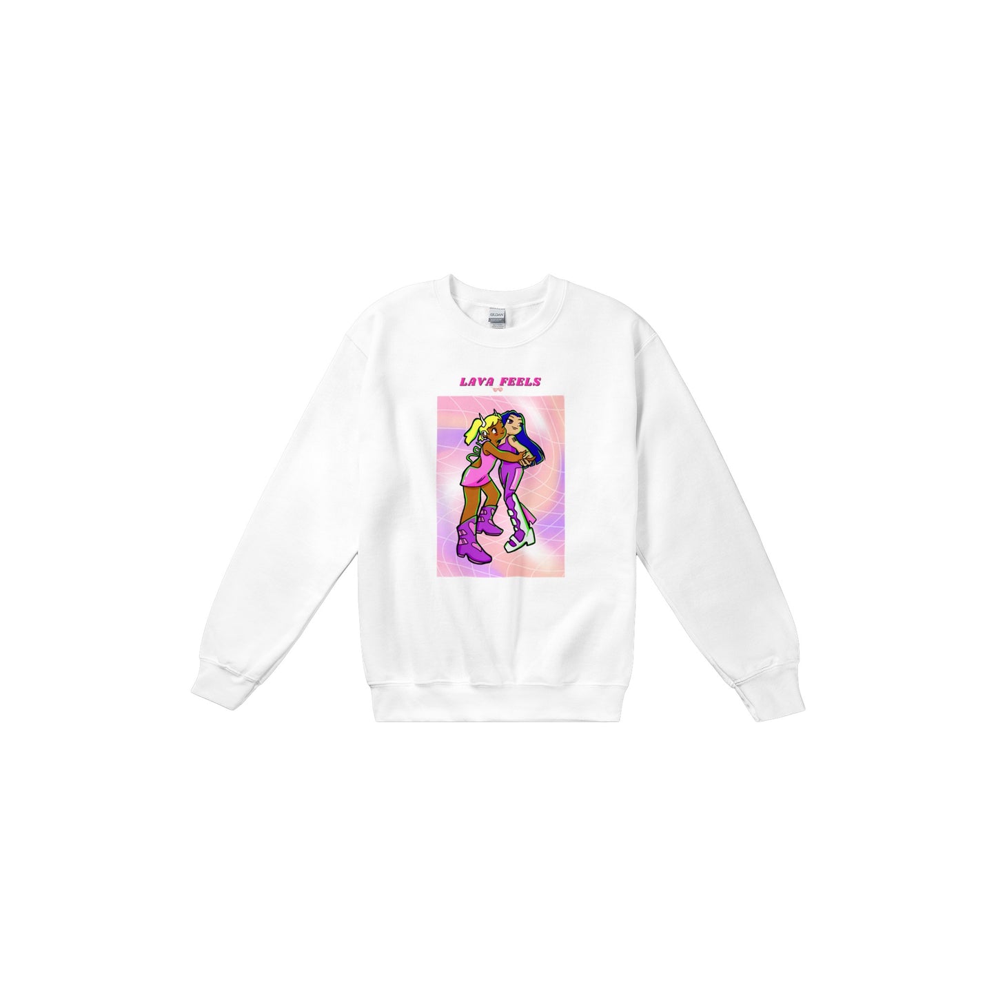 Lava Feels Besties Crewneck Sweatshirt