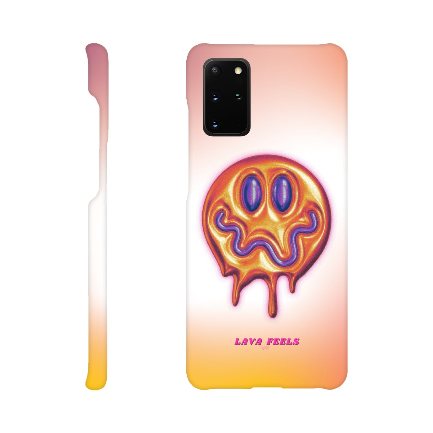 Lava Feels Melted Smiley Slim Phone Case