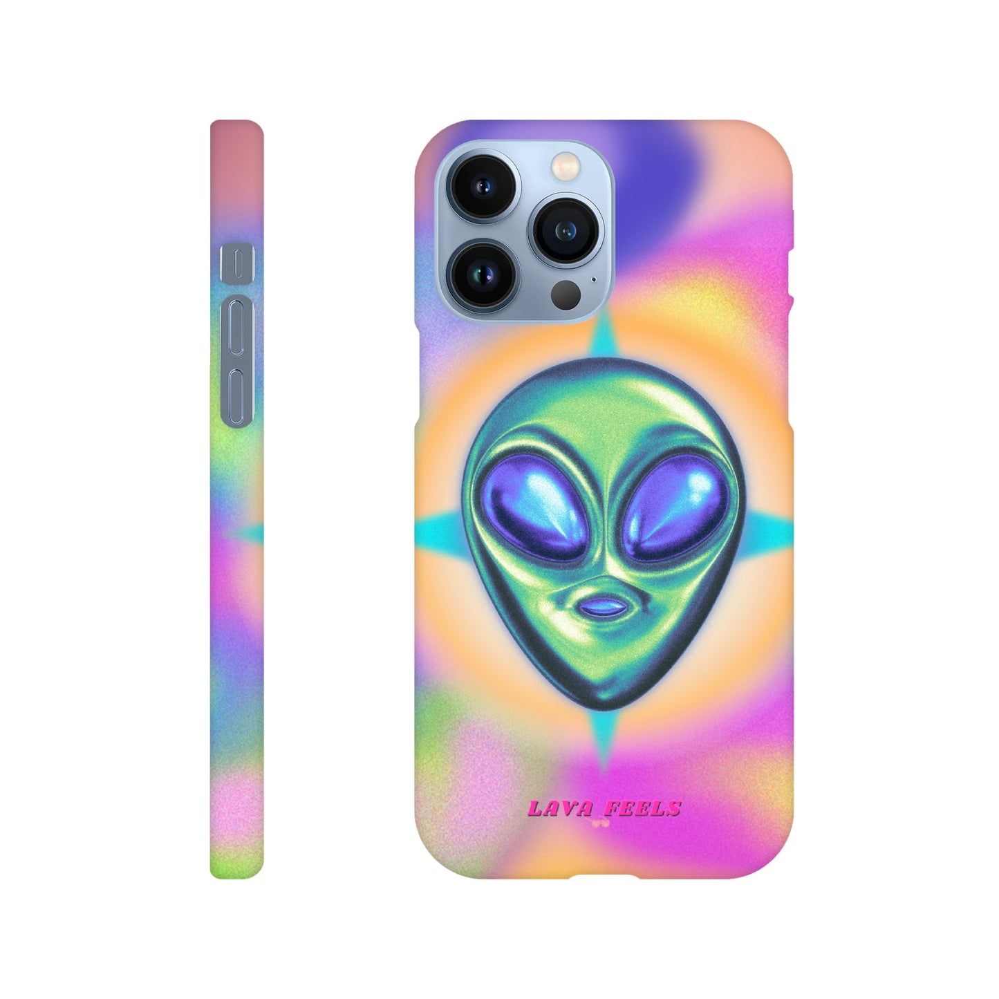 Lava Feels Alien Abduction Slim Phone Case