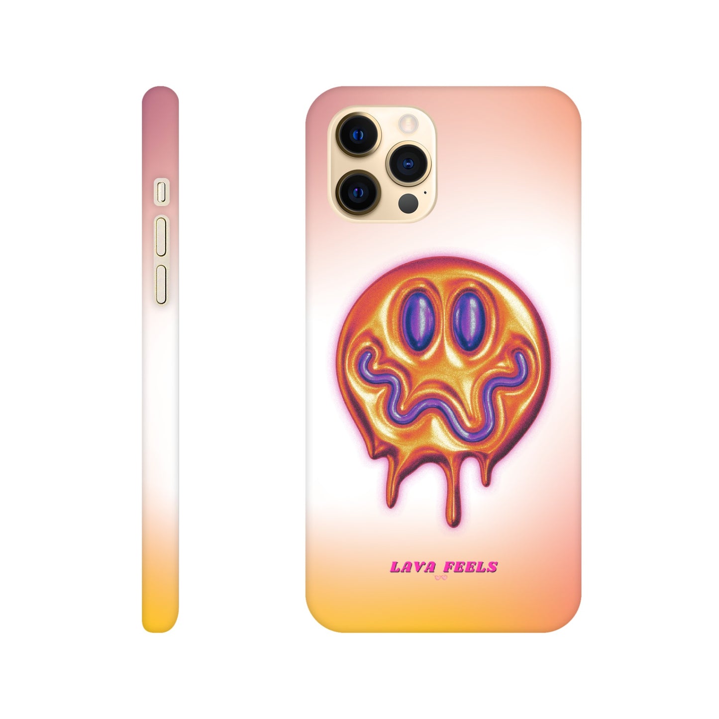 Lava Feels Melted Smiley Slim Phone Case