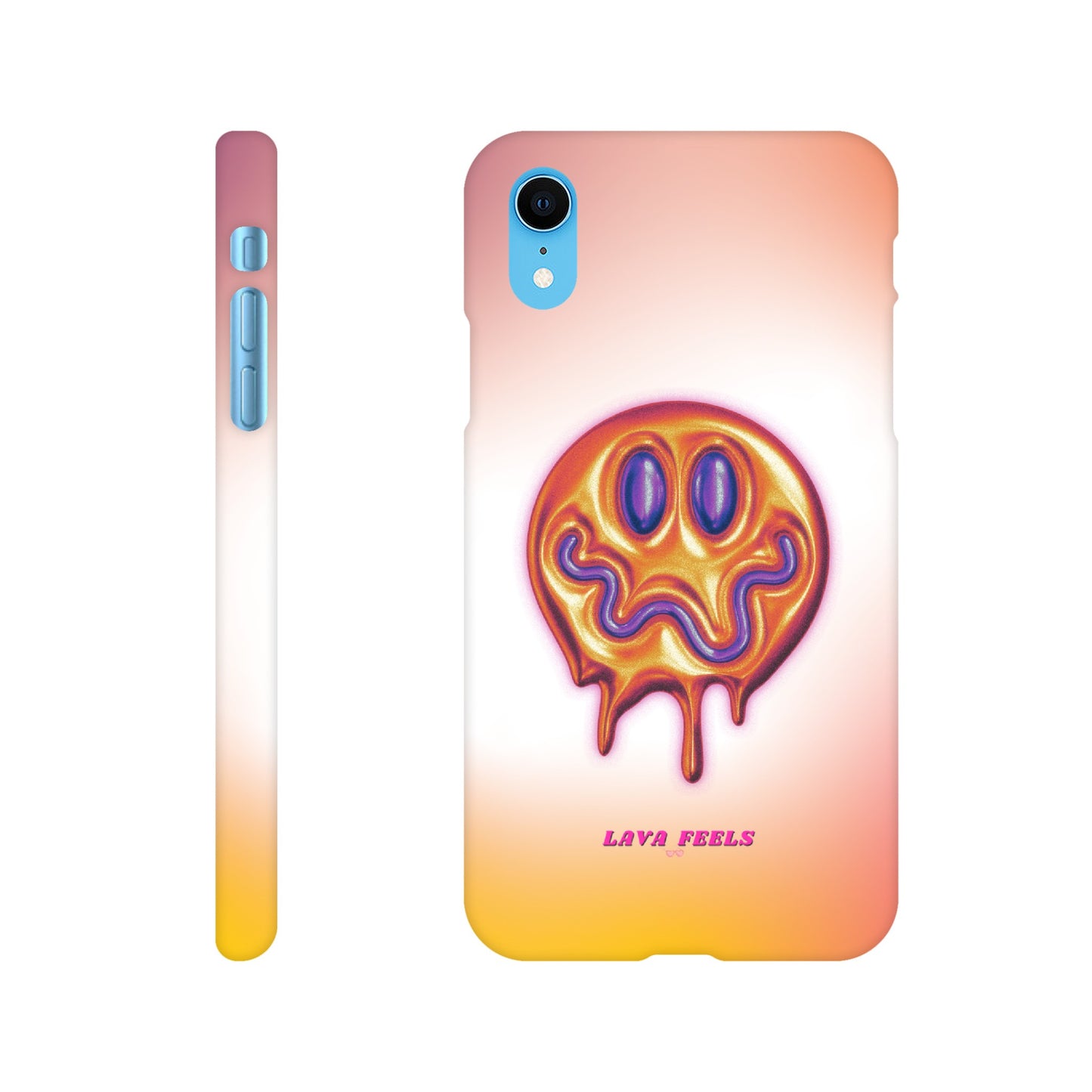 Lava Feels Melted Smiley Slim Phone Case