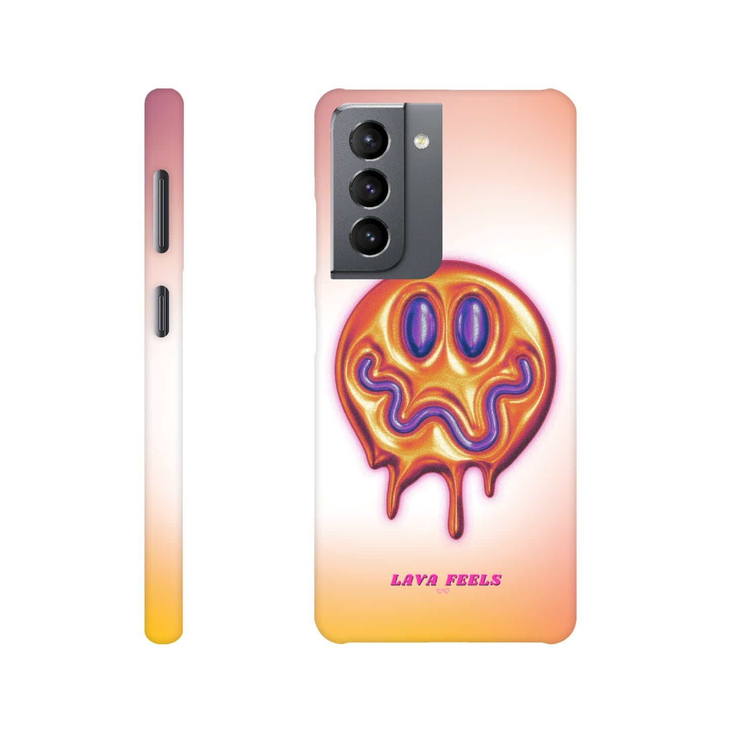 Lava Feels Melted Smiley Slim Phone Case