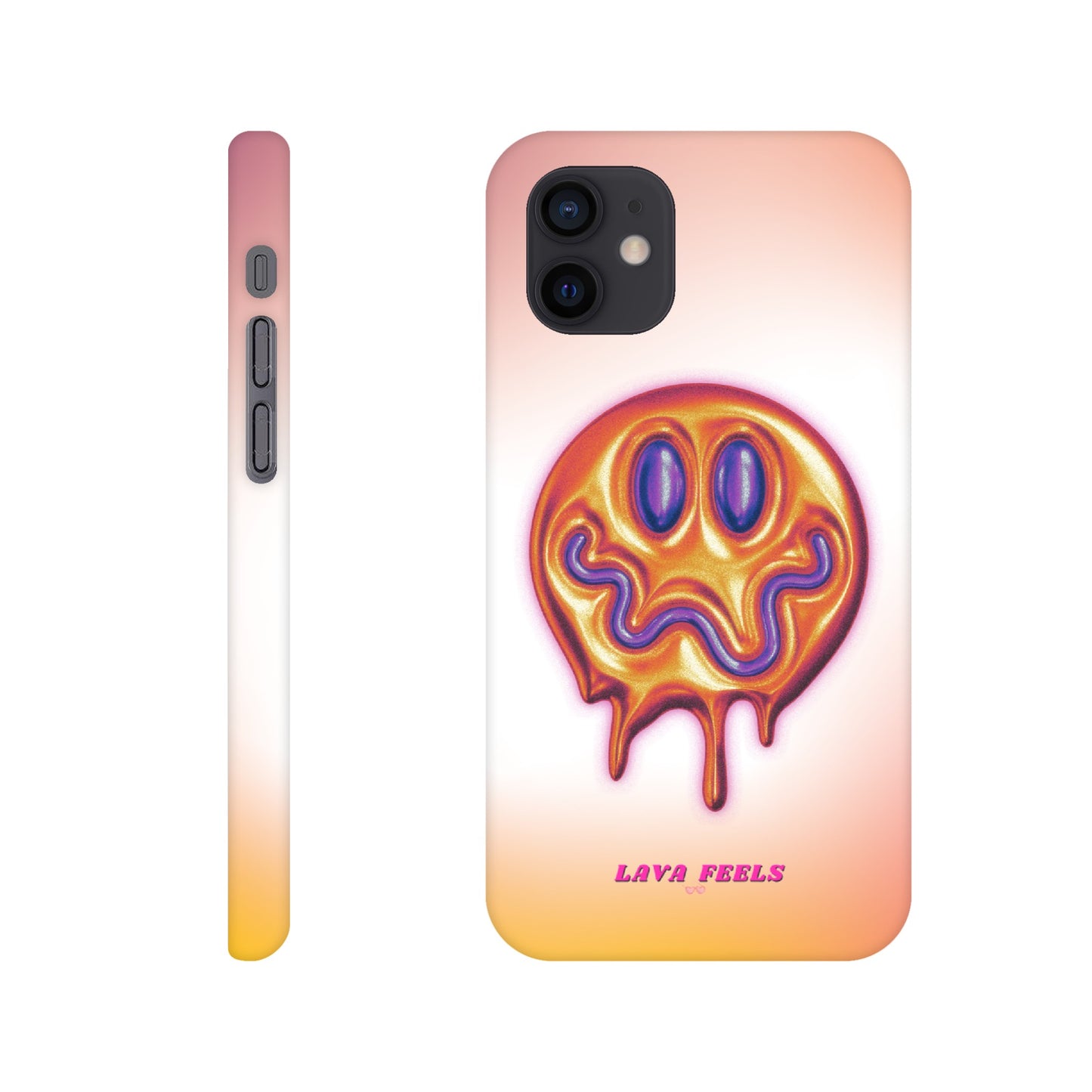 Lava Feels Melted Smiley Slim Phone Case