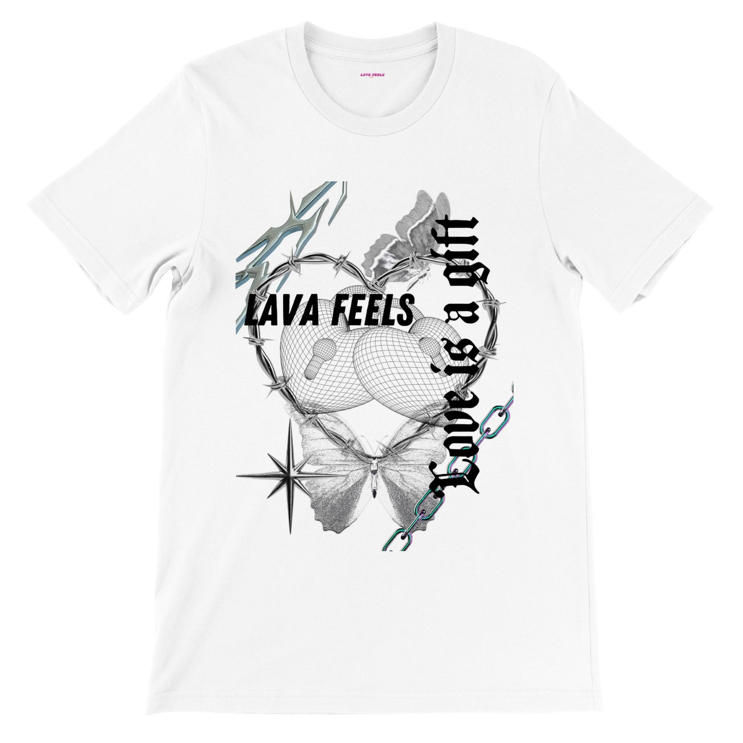 Lava Feels Premium Graphic Crewneck T-shirt