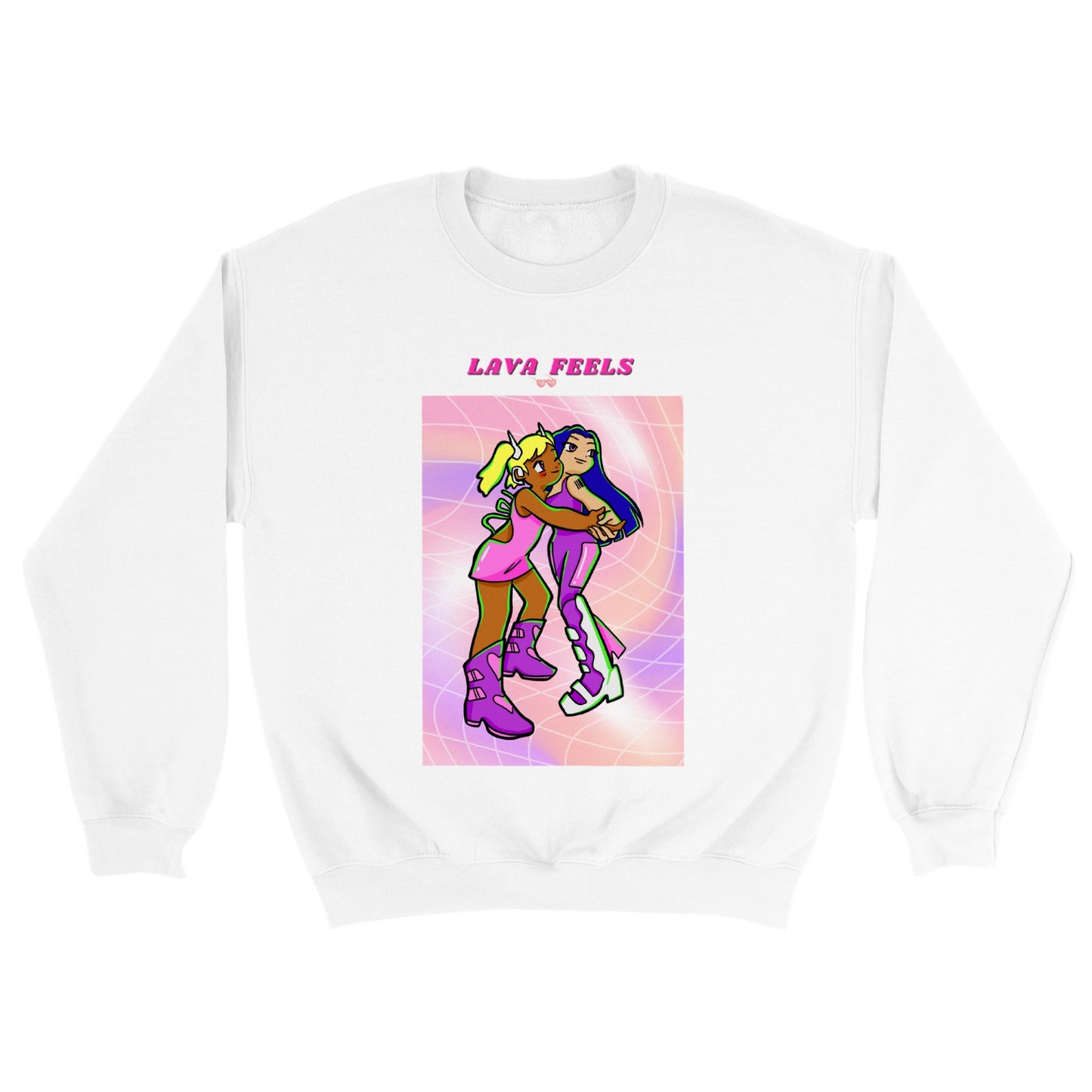 Lava Feels Besties Crewneck Sweatshirt