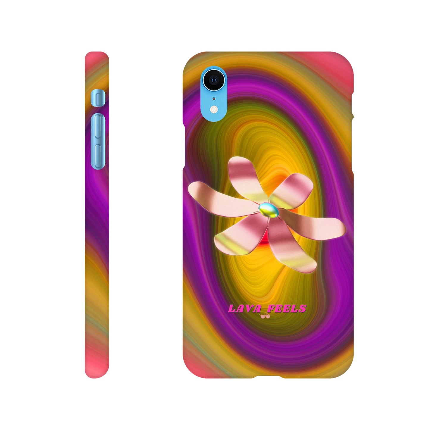 Lava Feels Flower Warp Slim Case