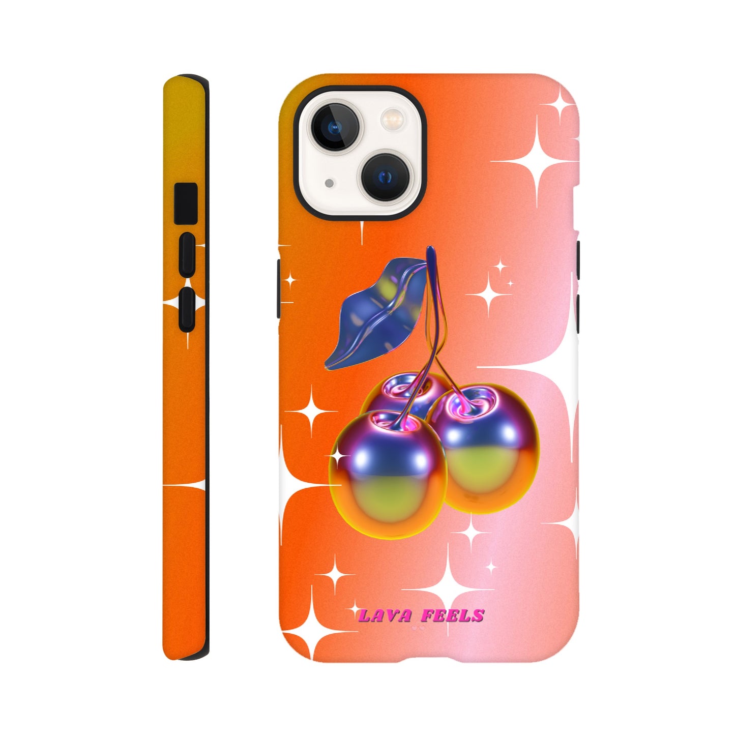 Lava Feels Retro Cherry Tough Phone Case