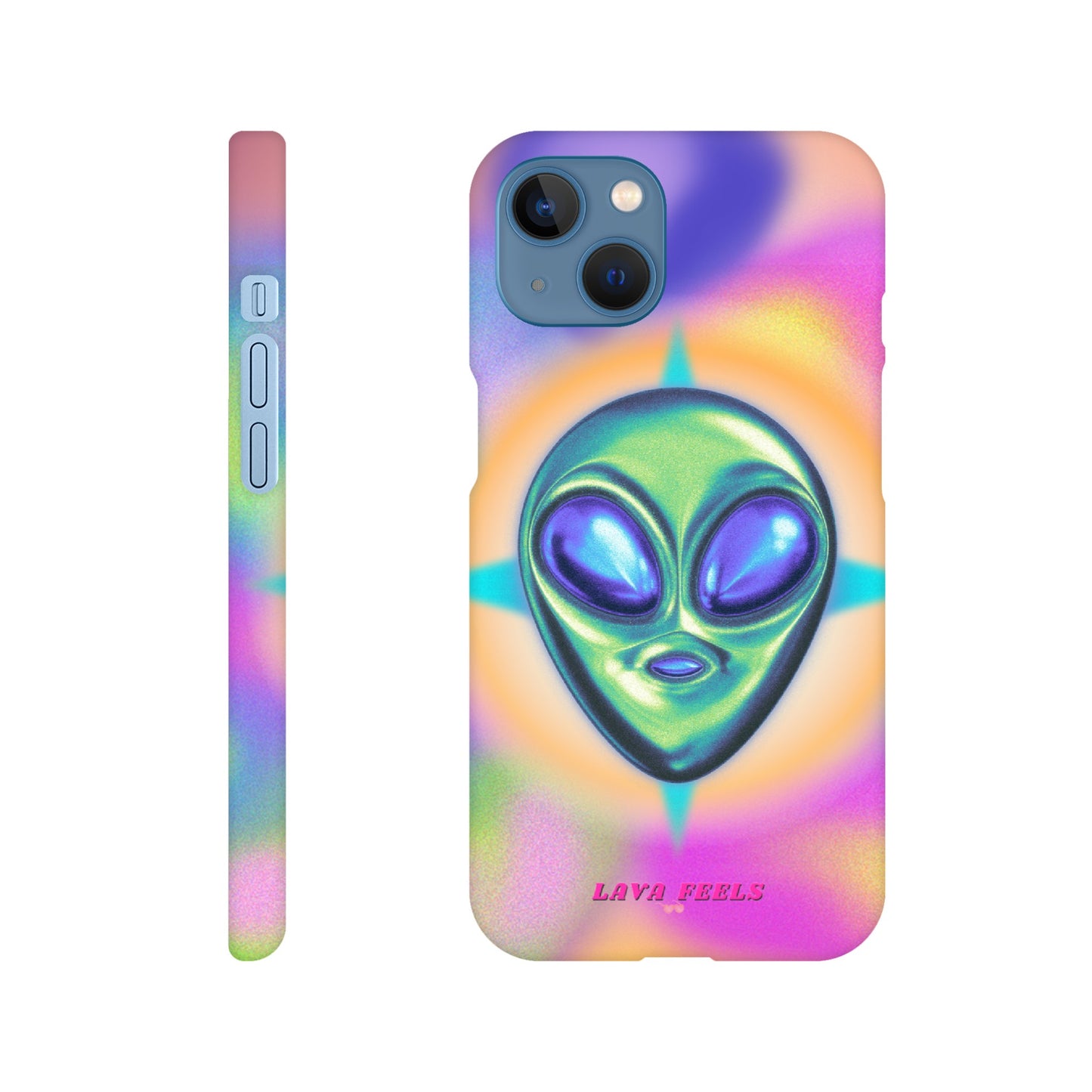 Lava Feels Alien Abduction Slim Phone Case