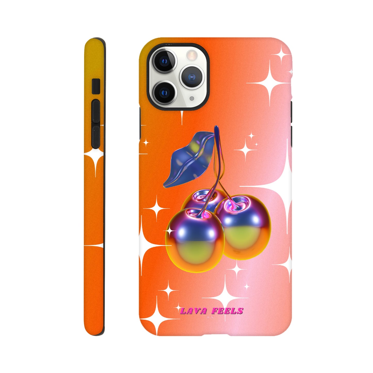 Lava Feels Retro Cherry Tough Phone Case