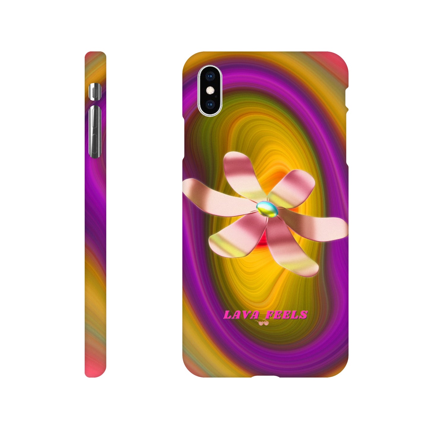 Lava Feels Flower Warp Slim Case