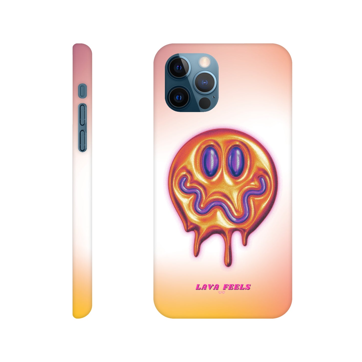 Lava Feels Melted Smiley Slim Phone Case