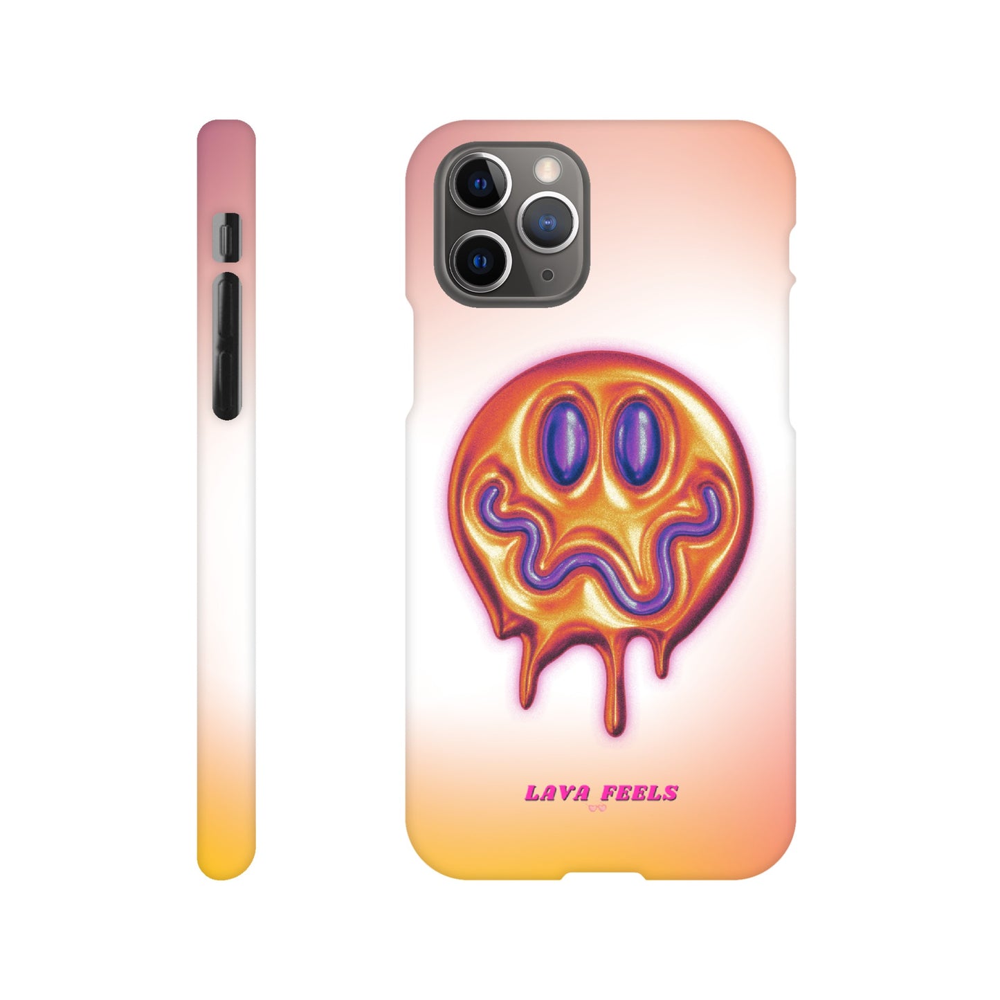 Lava Feels Melted Smiley Slim Phone Case