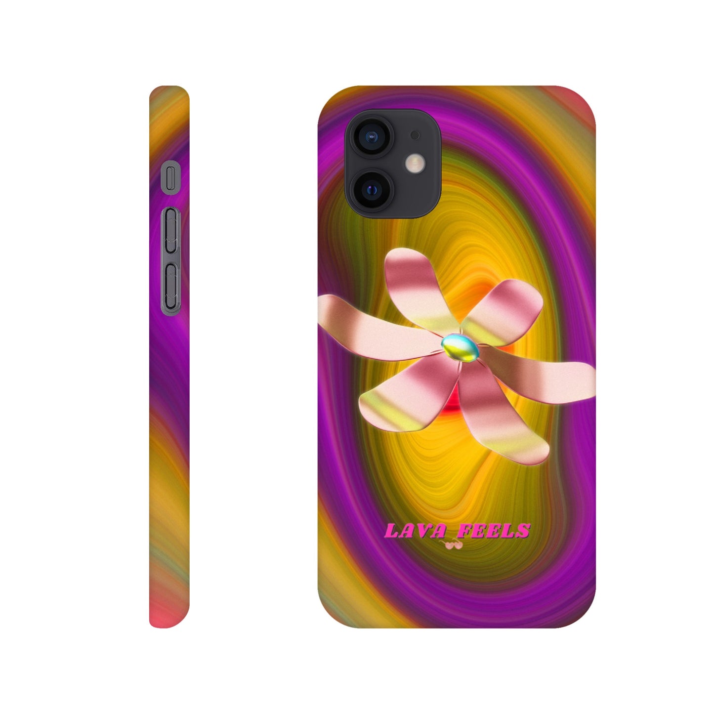 Lava Feels Flower Warp Slim Case