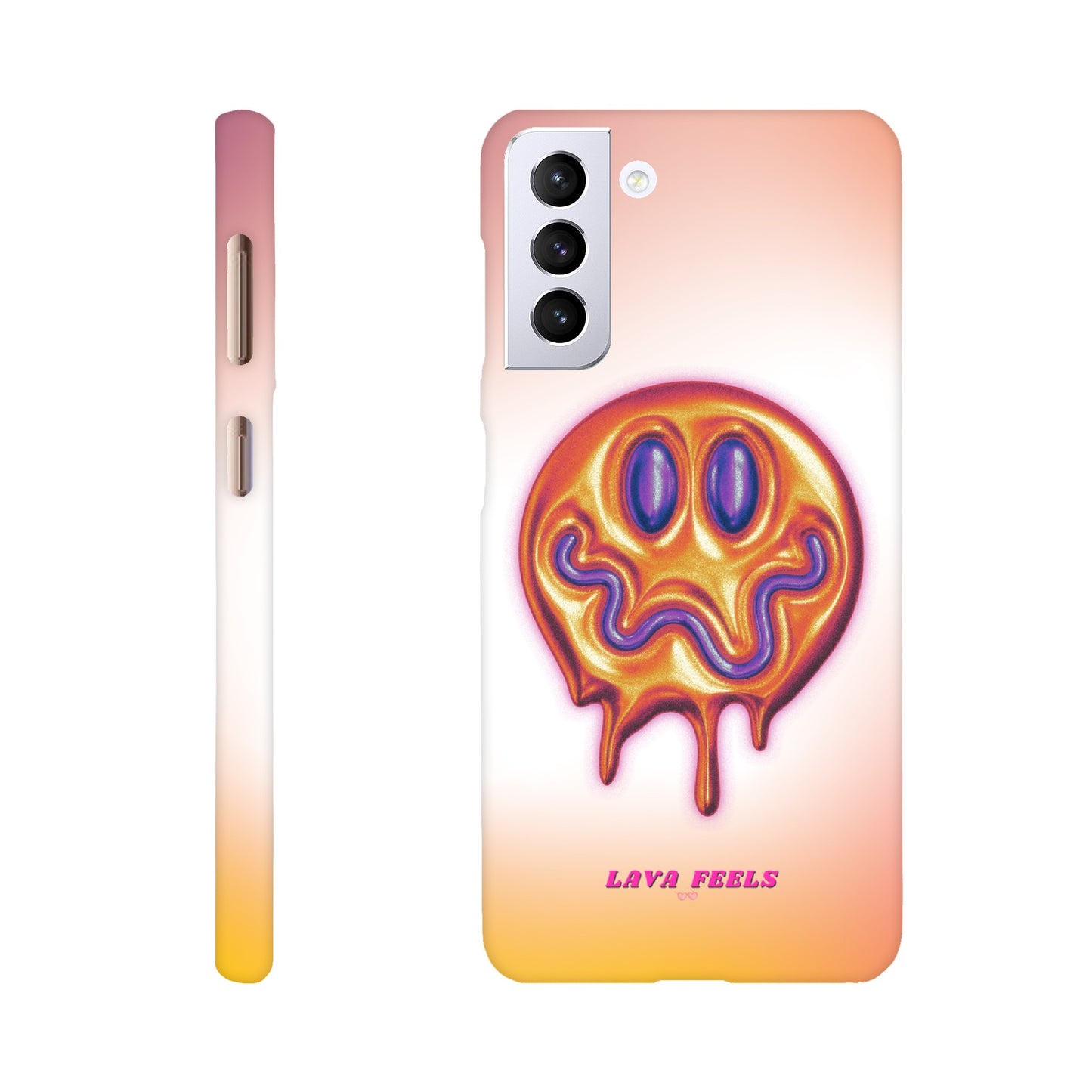 Lava Feels Melted Smiley Slim Phone Case