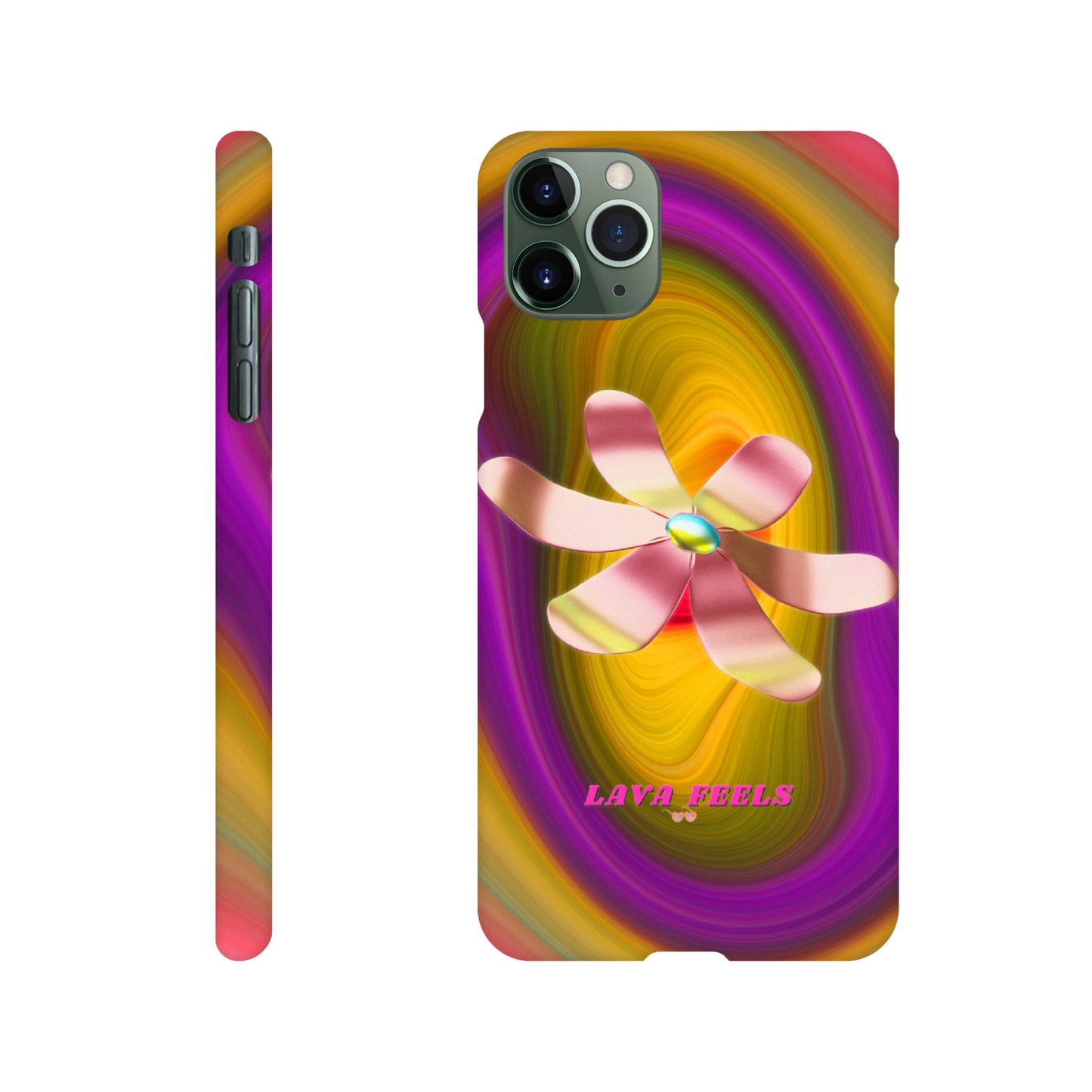 Lava Feels Flower Warp Slim Case