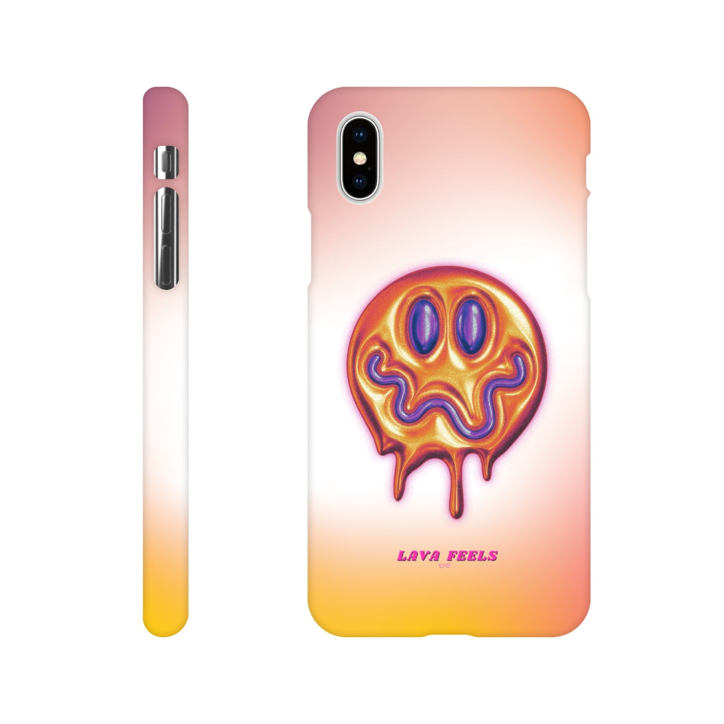 Lava Feels Melted Smiley Slim Phone Case